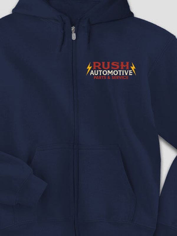 Vintage Automotive : Embroidered Zip Hoodies product image 4