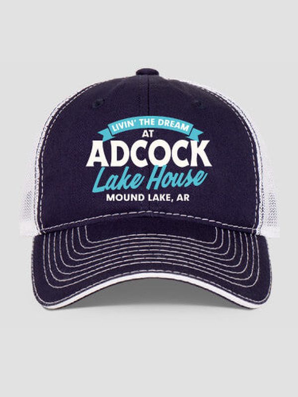 Livin' The Dream Lake House : Embroidered Trucker Hats