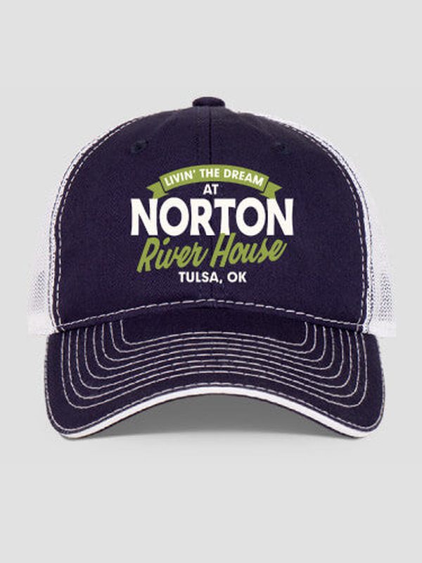 Livin' The Dream River House : Embroidered Trucker Hats