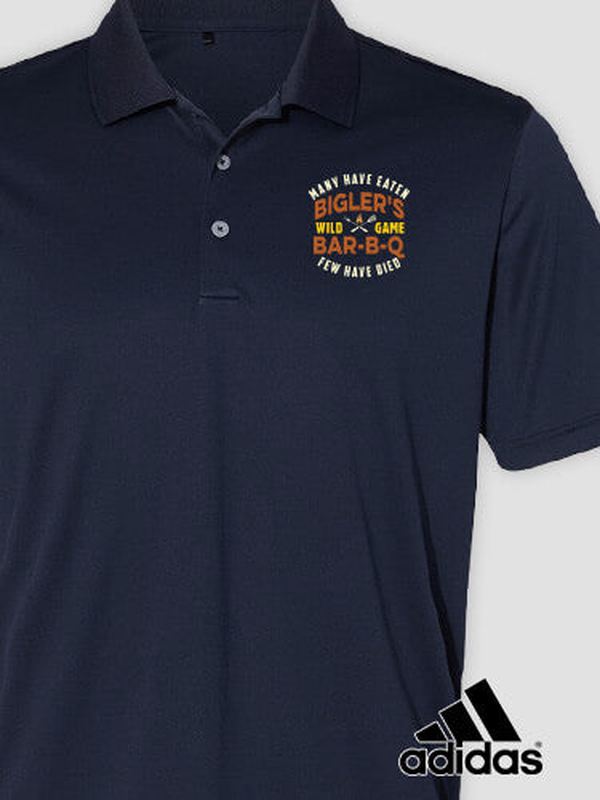 Wild Game Few Have Died BBQ : Embroidered Adidas® Polo product image 2
