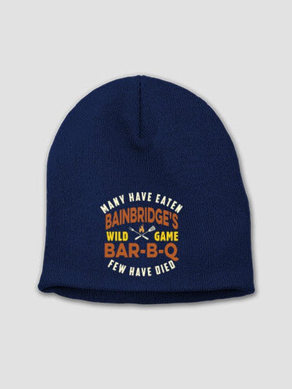 Wild Game Few Have Died BBQ : Embroidered Beanies