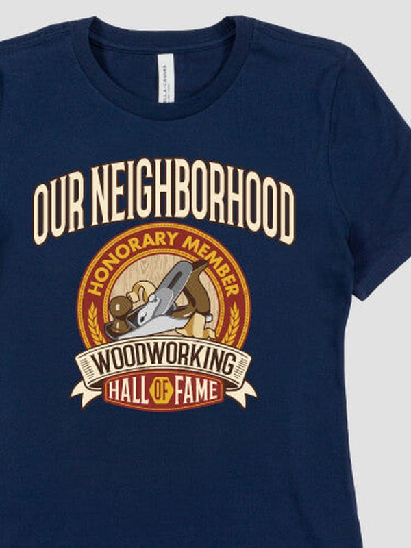 Woodworking Hall Of Fame : Premium Printed T-Shirts