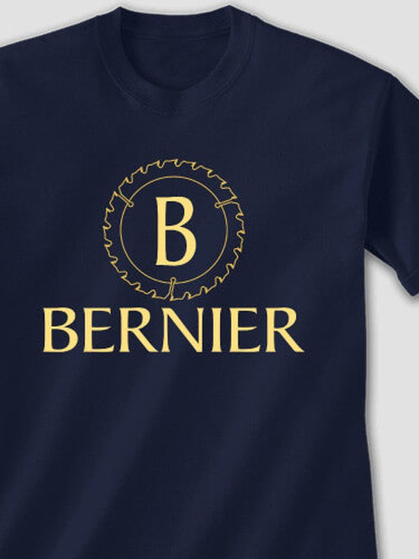 Woodworking Monogram : Printed T-Shirts
