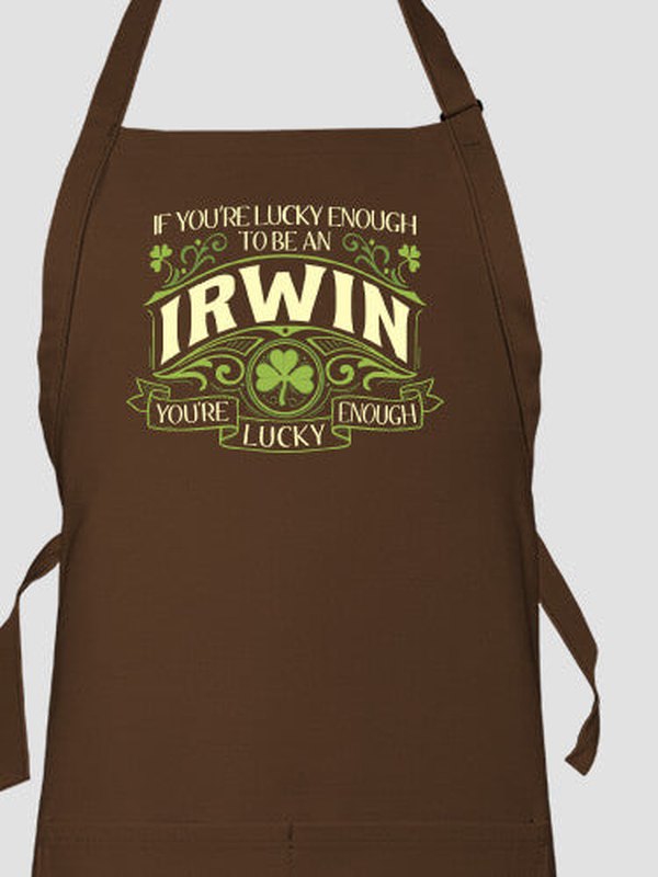 Lucky Enough : Printed Aprons