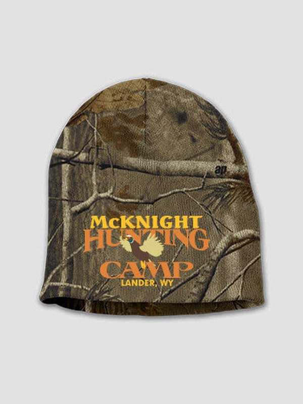 Pheasant Hunting Camp : Embroidered Beanies