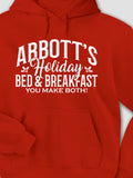 Holiday Bed And Breakfast : Printed Hoodies product image 1