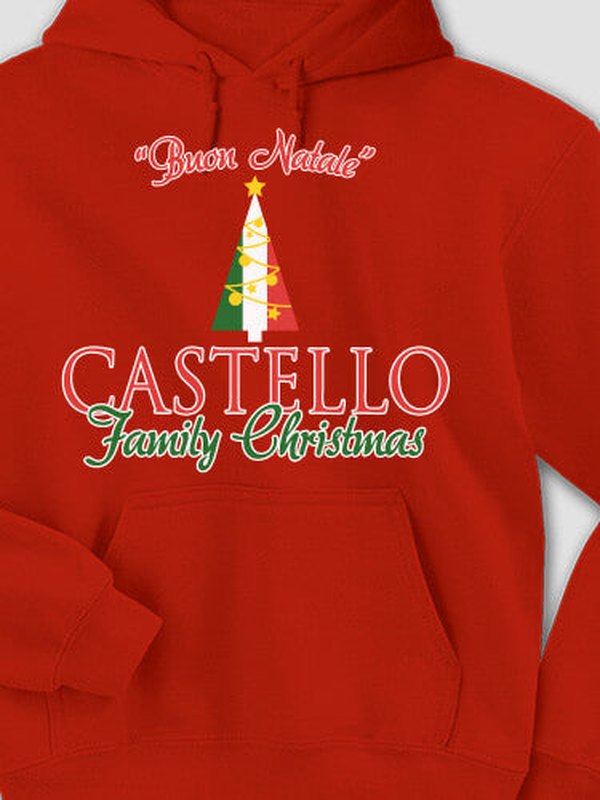 Italian Family Christmas : Printed Hoodies product image 2