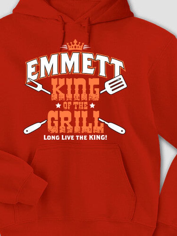 King of the Grill : Printed Hoodies product image 4