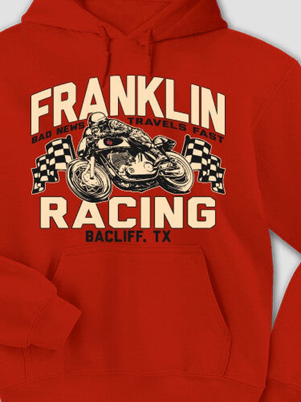 Motorcycle Racing : Printed Hoodies product image 4