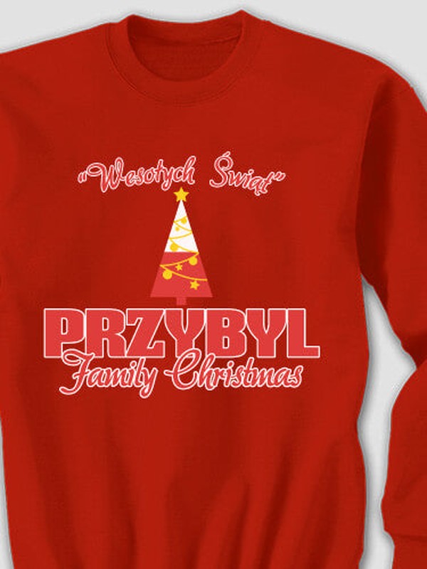 Polish Family Christmas : Printed Sweatshirts product image 2