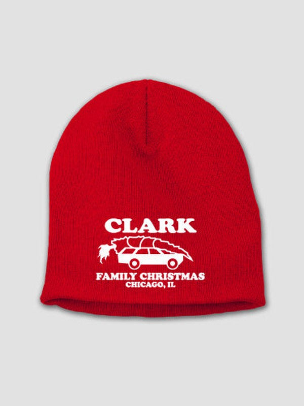 Retro Family Christmas : Embroidered Beanies