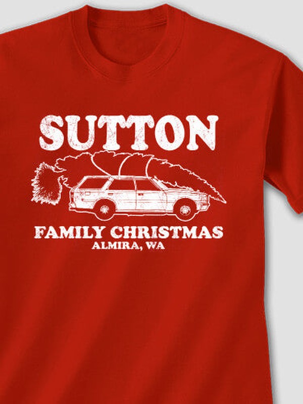 Retro Family Christmas : Printed T-Shirts