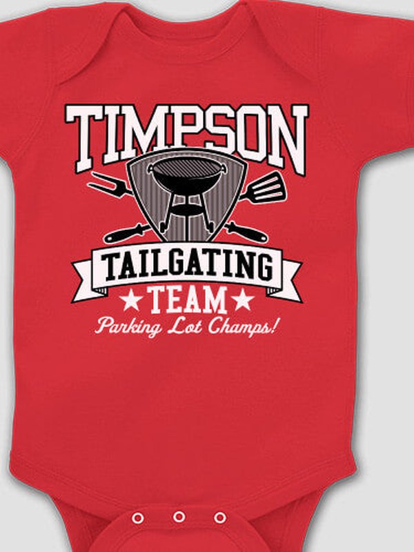 Tailgating Team : Printed Baby Bodysuits