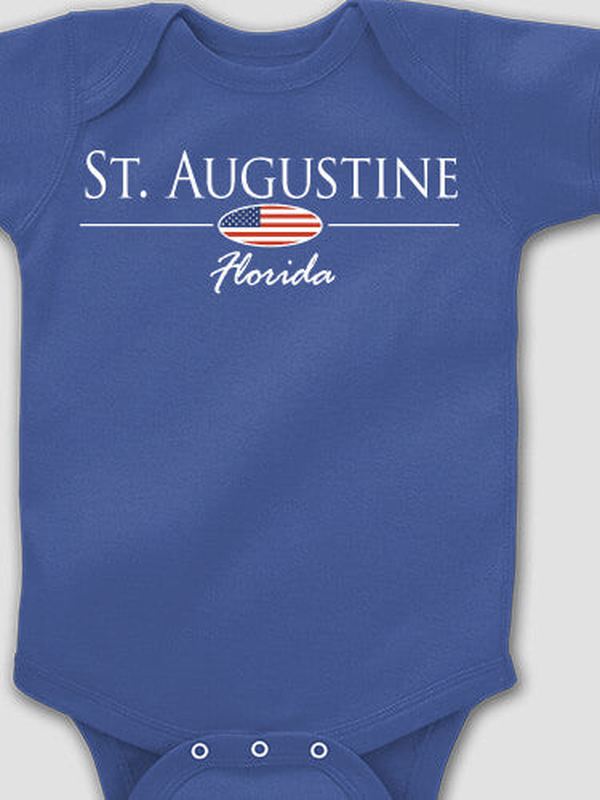 Hometown Flag : Printed Baby Bodysuits