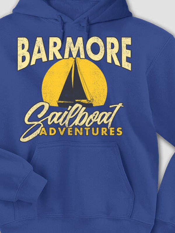 Sailboat Adventures : Printed Hoodies product image 4