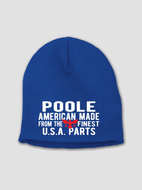 U.S.A. Parts : Embroidered Beanies