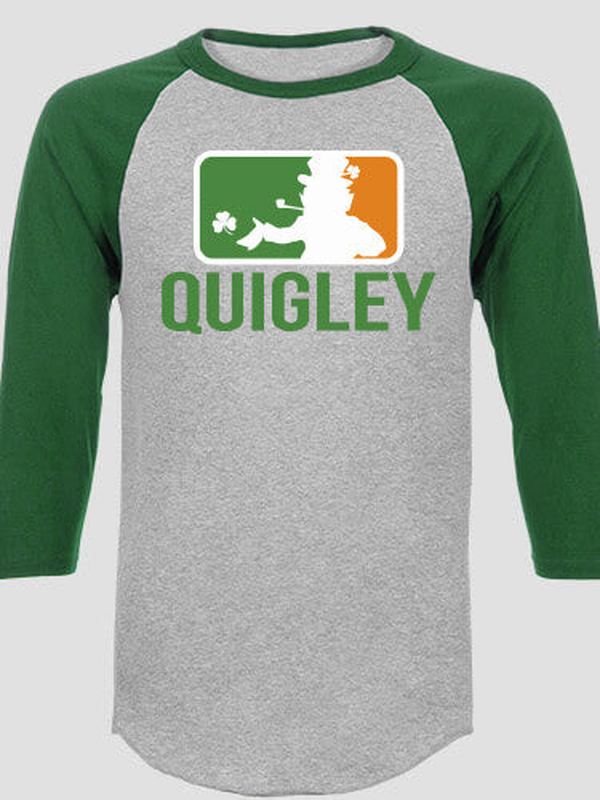 Major League Irish : Printed Raglan Shirts