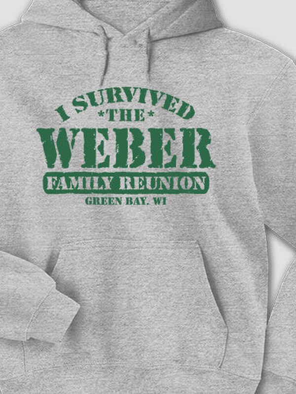 I Survived Reunion : Printed Hoodies product image 4