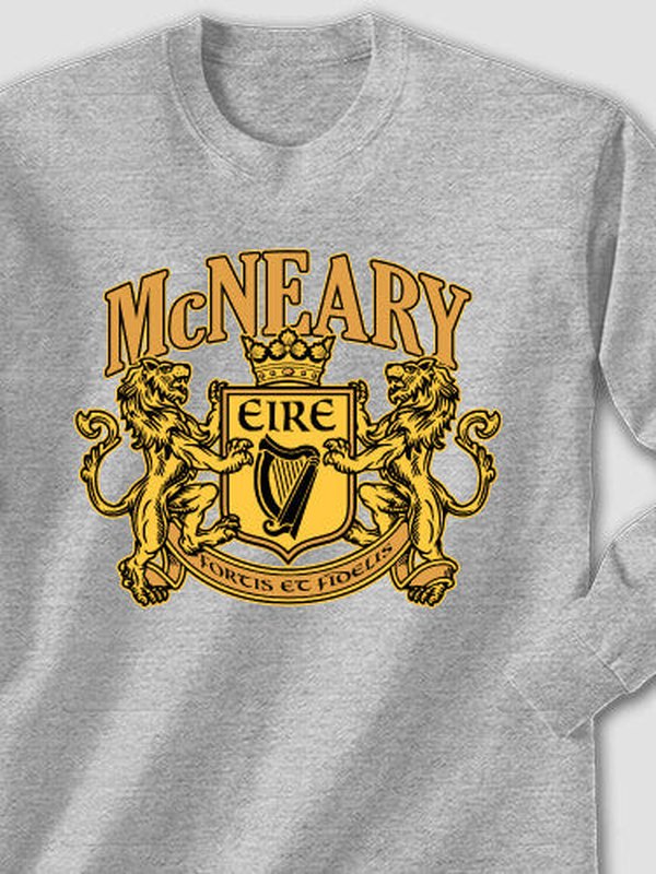 Irish Crest : Printed Long Sleeves