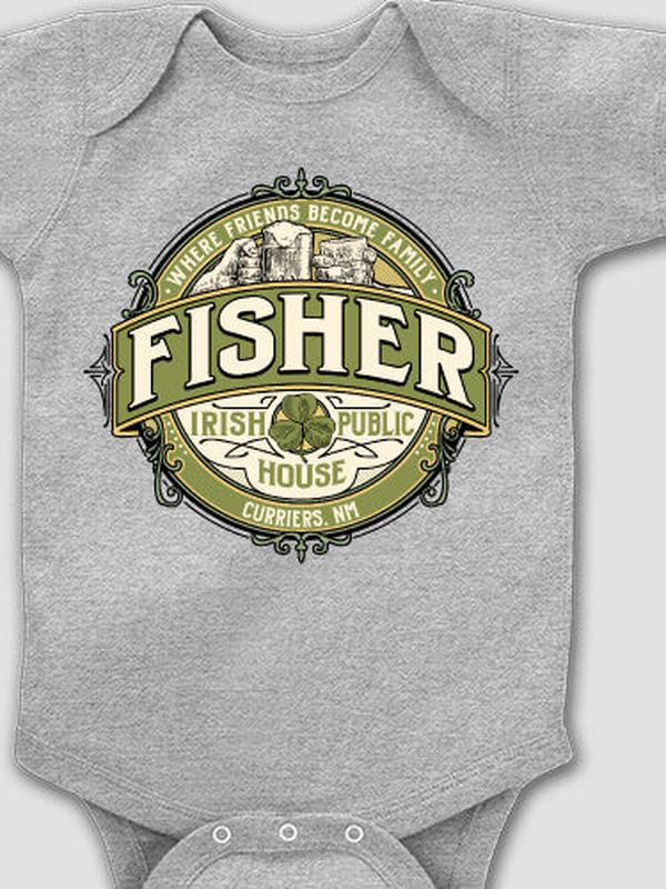 Irish Public House : Printed Baby Bodysuits