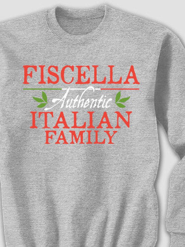 Italian Family : Printed Sweatshirts product image 3