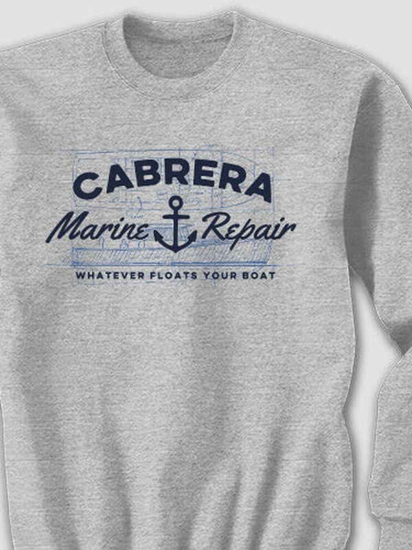 Marine Repair : Printed Sweatshirts product image 4
