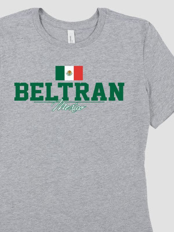 Mexican Flag : Premium Printed T-Shirts