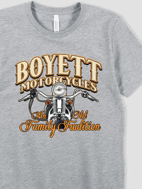 Motorcycle Family Tradition : Premium Printed T-Shirts
