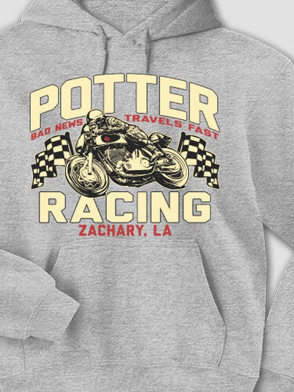 Motorcycle Racing : Printed Hoodies product image 5