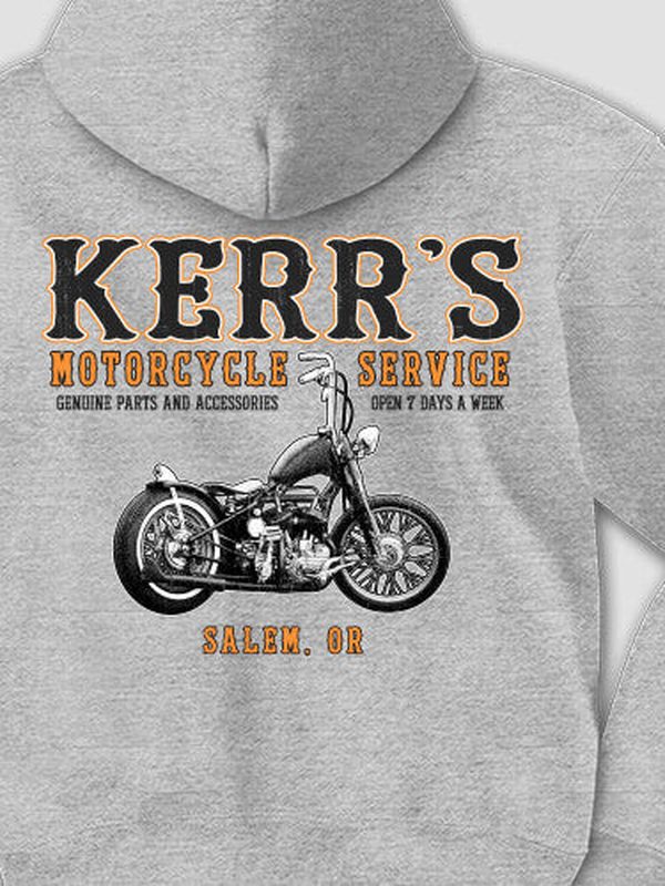 Motorcycle Service BP : Printed Hoodies product image 3