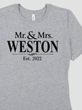 Mr and Mrs : Premium Printed T-Shirts