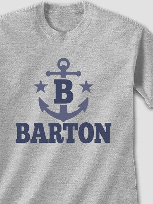 Nautical Monogram : Printed T-Shirts