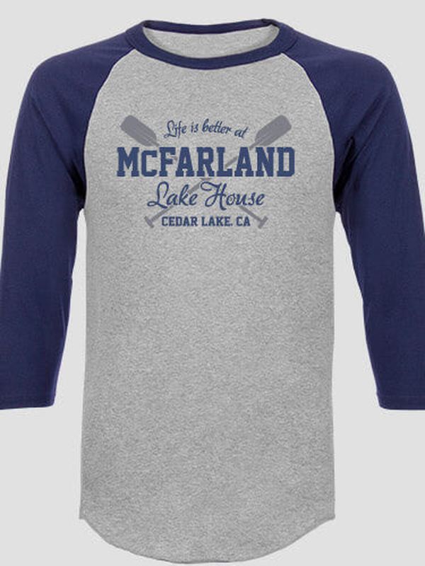 Lake House : Printed Raglan Shirts