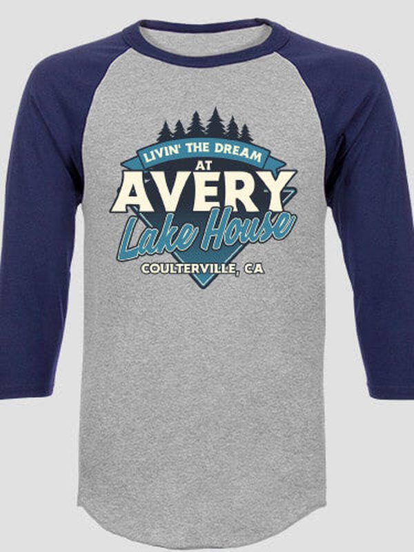 Livin' The Dream Lake House : Printed Raglan Shirts