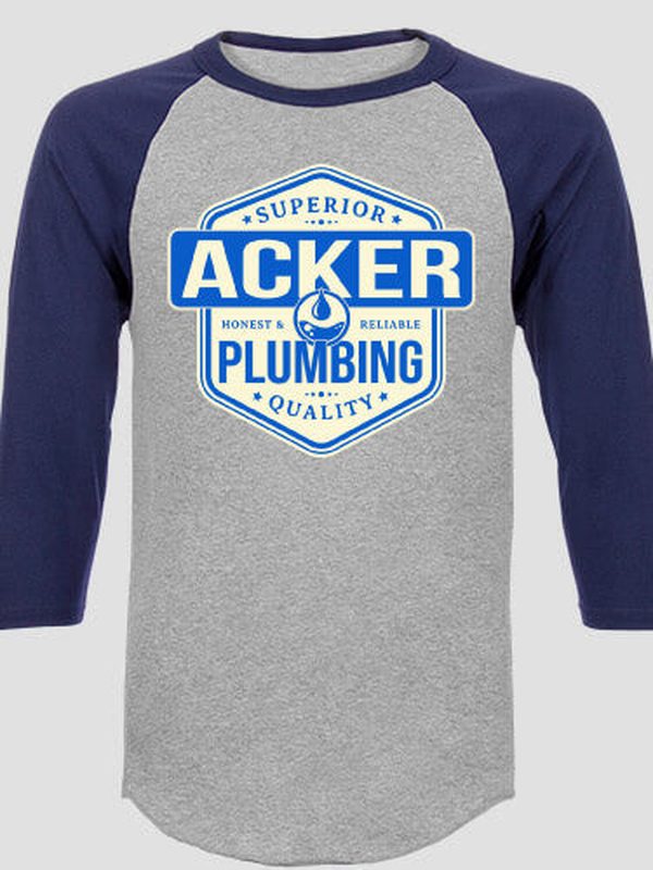 Plumbing : Printed Raglan Shirts