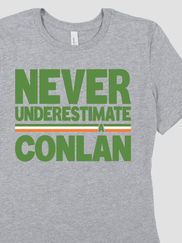 Never Underestimate Irish : Premium Printed T-Shirts
