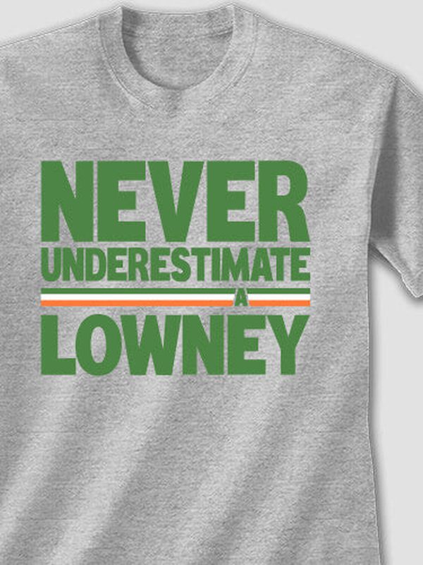 Never Underestimate Irish : Printed T-Shirts