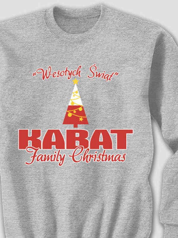 Polish Family Christmas : Printed Sweatshirts product image 3