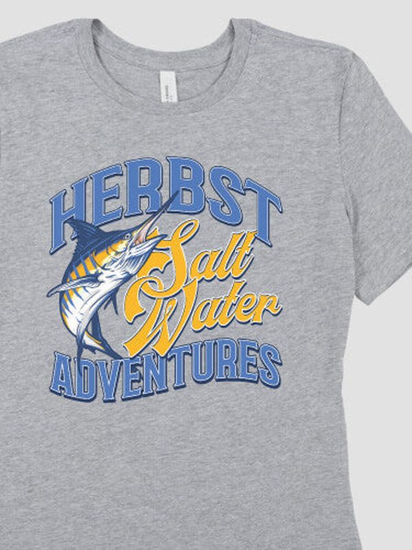Salt Water Adventures : Premium Printed T-Shirts