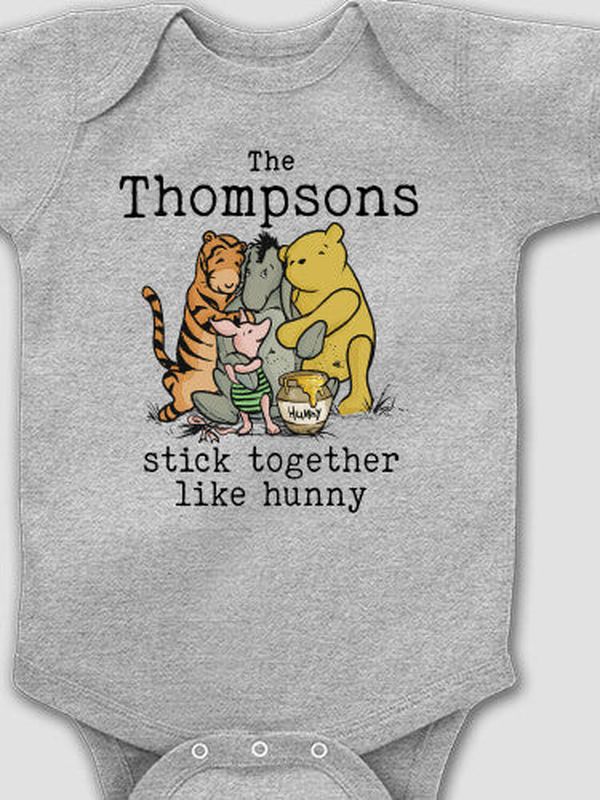 Stick Together : Printed Baby Bodysuits