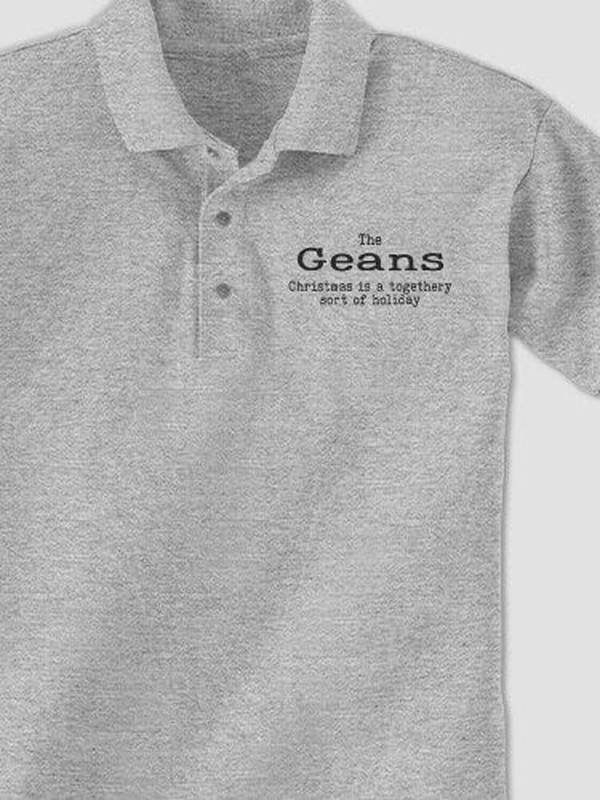 Togethery Holiday : Embroidered Polo Shirts product image 3