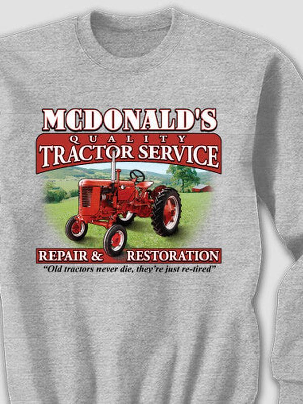 Tractor Service : Printed Sweatshirts product image 1
