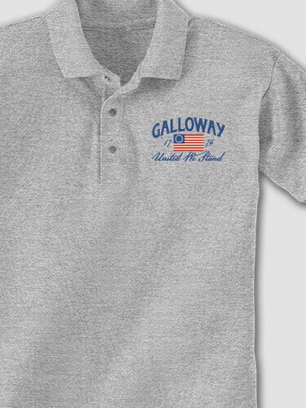 United We Stand : Embroidered Polo Shirts product image 2