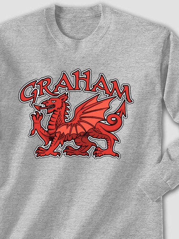 Welsh Dragon : Printed Long Sleeves