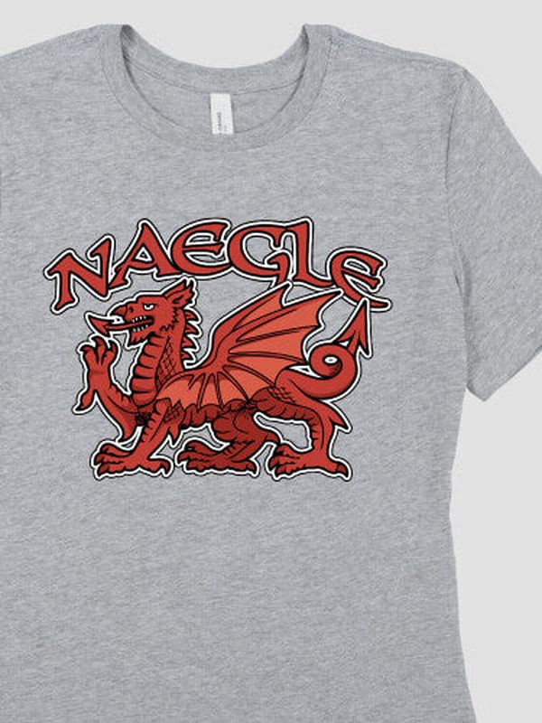 Welsh Dragon : Premium Printed T-Shirts