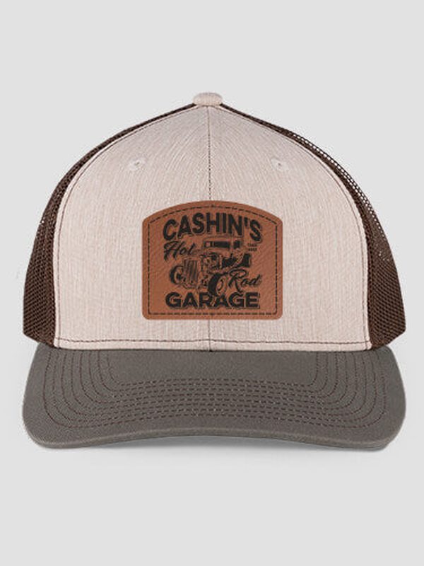 Hot Rod Garage : Structured Trucker Hats with Patch