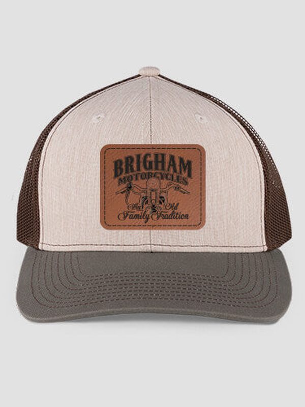 Motorcycle Family Tradition : Structured Trucker Hats with Patch
