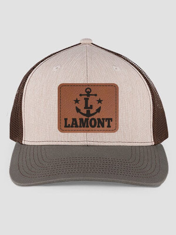 Nautical Monogram : Structured Trucker Hats with Patch