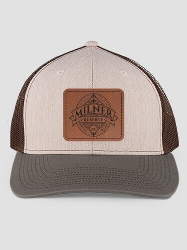 Reserve : Structured Trucker Hats with Patch