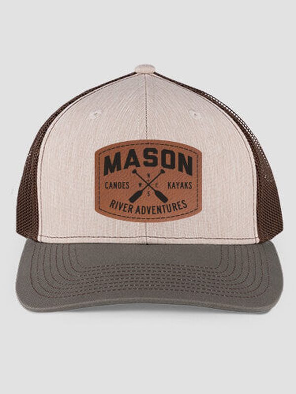 River Adventures : Structured Trucker Hats with Patch